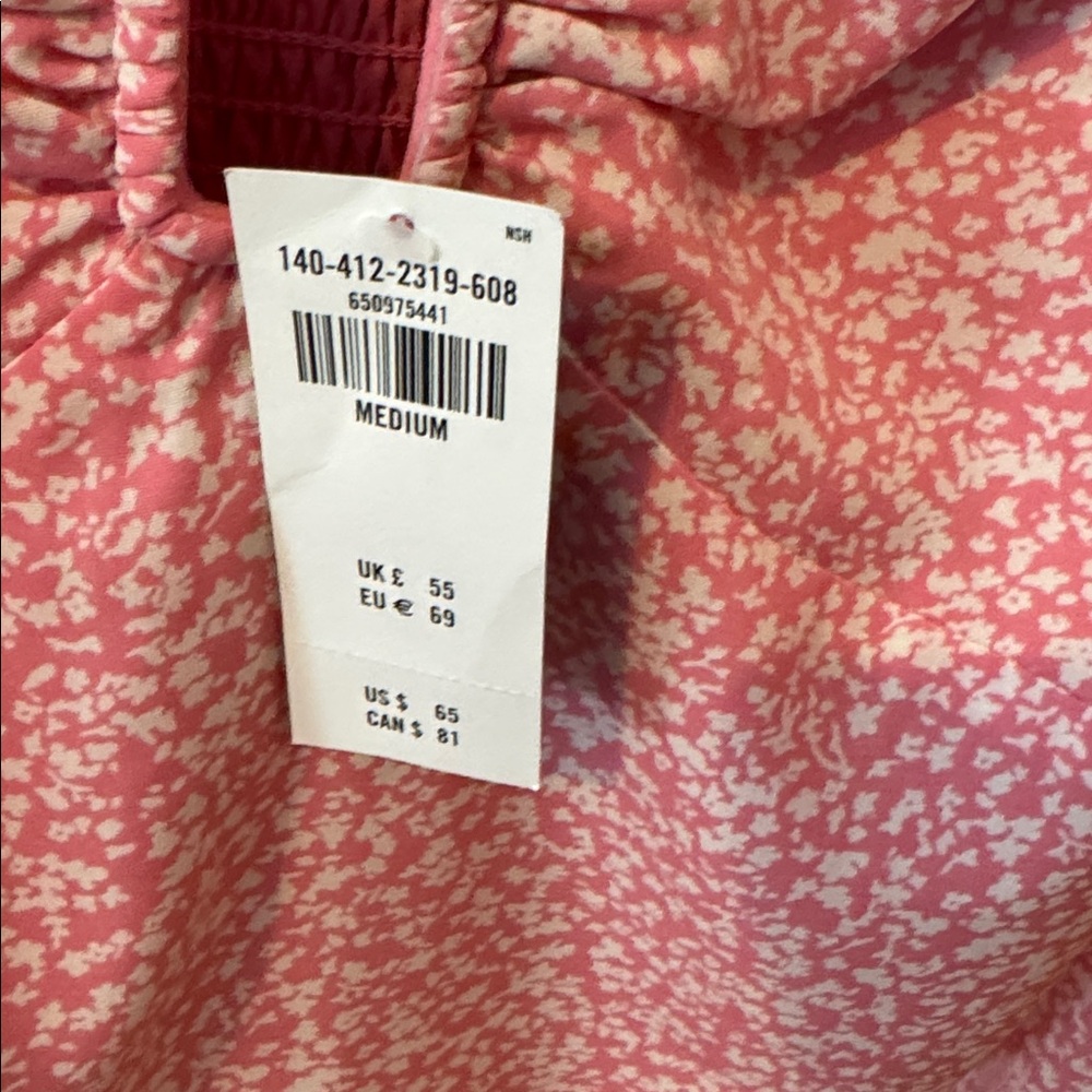 Abercrombie & Fitch Floral Pink Women's Top - Picture 8 of 8